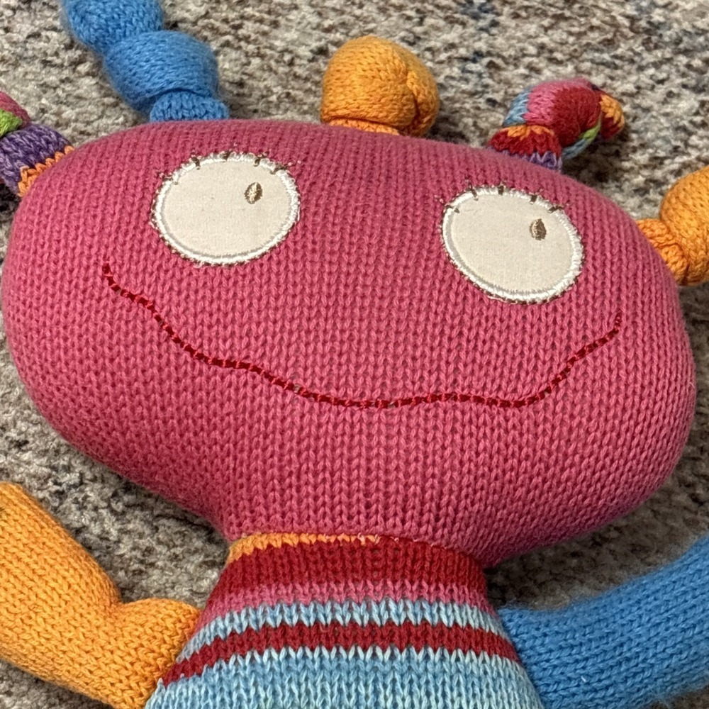 Maison Chic Mood Monster Happy & Sad Knit Emotion Double Sided Plush 10" Doll